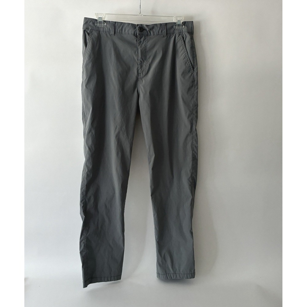 Denali Men's Pants 32x30 Gray Nylon Spandex Stretch Hiking Travel Performance